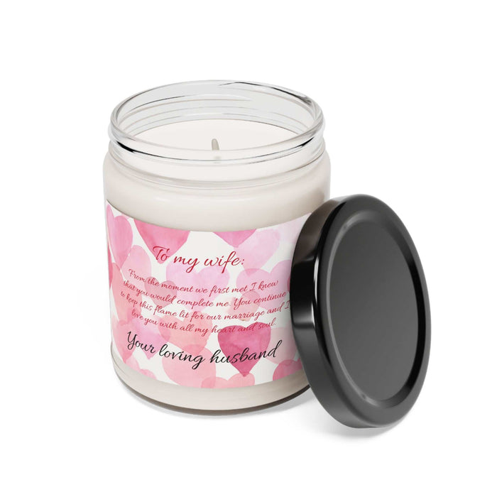 scented soy candle