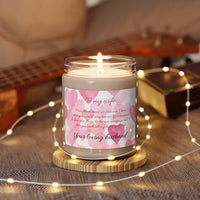 scented soy candle