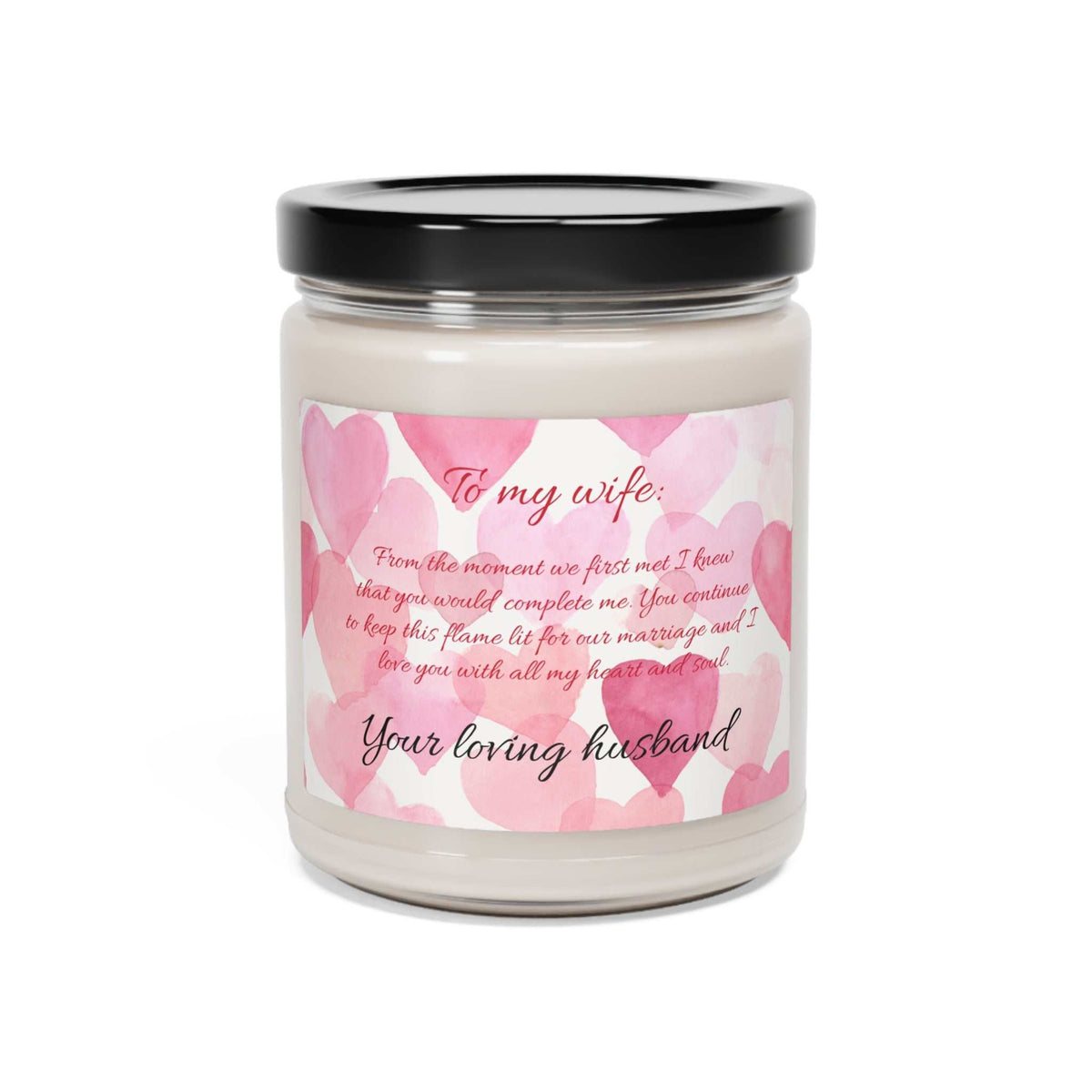 scented soy candle