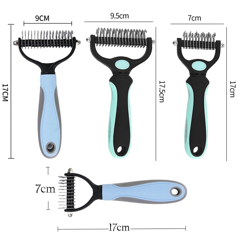 Deshedding brush