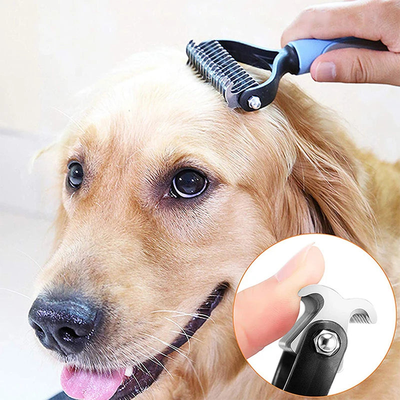 Deshedding brush