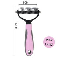 Deshedding brush