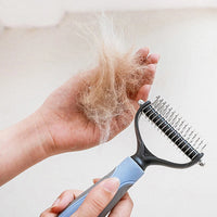 Deshedding brush